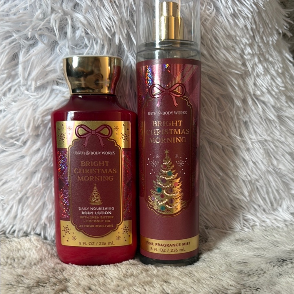 Bath & Body Works Bright Christmas Morning Set - Red